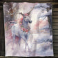 Cute Horse In The Forest Christmas, Horse Xmas Fleece Blanket & Sherpa Blanket Gift