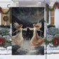 Couple Angel Dancing Christmas, Angel Xmas Garden Flag & House Flag Gift