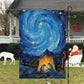 Starry Night Of Blessings Christmas, Christians Xmas Garden Flag & House Flag Gift