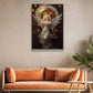 Guardian of Time Angelic Waltz Through Eternity Christmas Canvas Painting, Xmas Wall Art Decor - Angel Poster Gift