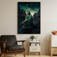 Meditation Under the Celestial Skies Jesus Canvas Painting, Christ Xmas Wall Art Decor - Christmas Poster Gift