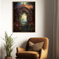 Gateway to the Enchanted Realm Christmas Canvas Painting, Xmas Wall Art Decor - Christmas Poster Gift