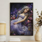 Enchanted Slumber Amidst the Blossoms, Victorian Christmas Canvas Painting, Xmas Wall Art Decor - Christmas Poster Gift