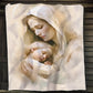 Virgin Mary And Baby Jesus Christmas, Nativity Christians Xmas Fleece Blanket & Sherpa Blanket Gift