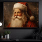 Jolly Santa's Portrait, Santa Claus Christmas Canvas Painting, Xmas Wall Art Decor - Christmas Poster Gift