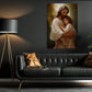 Embrace of Eternal Love, Jesus Christian Canvas Painting, Xmas Wall Art Decor - Christmas Poster Gift