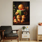 Gingerbread Reading Book, Gingerbread Christmas Canvas Painting, Xmas Wall Art Decor - Gingerbread Poster Gift