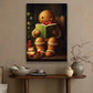 Gingerbread Reading Book, Gingerbread Christmas Canvas Painting, Xmas Wall Art Decor - Gingerbread Poster Gift