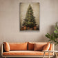 Christmas Tree And Gifts, Christmas Tree Canvas Painting, Xmas Wall Art Decor - Christmas Poster Gift