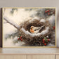 The Peace Of The Bird, Bird Canvas Painting, Wall Art Decor - Bird Poster Gift