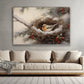 The Peace Of The Bird, Bird Canvas Painting, Wall Art Decor - Bird Poster Gift