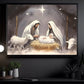 Holy Family The Birth Of Hope On Christmas, Christians Christmas Canvas Painting, Xmas Wall Art Decor - Nativity Poster Gift