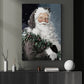 Vintage Portrait Santa Winter, Santa Claus Christmas Canvas Painting, Xmas Wall Art Decor - Christmas Poster Gift