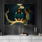 God & Nurse Canvas Painting, God Always Help Us Wall Art Decor, Poster Gift For Nurse Lovers, God Lovers