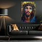 God Canvas Painting, Portrait Of God Wall Art Decor, Poster Gift For Christian Lovers