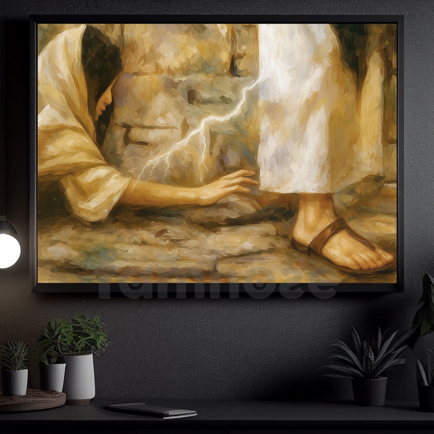 Personalized God Canvas Painting, Faith That Heals Wall Art Decor, Poster Gift For God Lovers