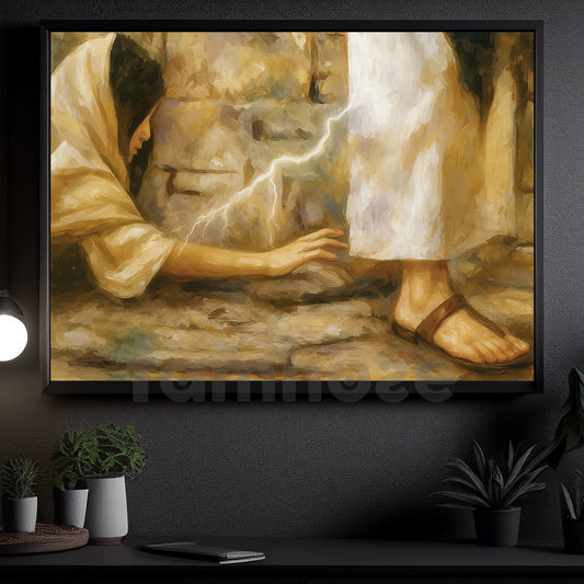 Personalized God Canvas Painting, Faith That Heals Wall Art Decor, Poster Gift For God Lovers