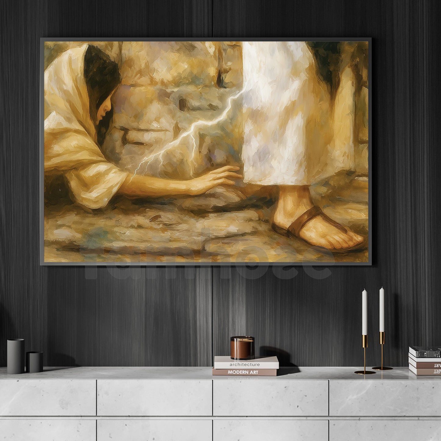 Personalized God Canvas Painting, Faith That Heals Wall Art Decor, Poster Gift For God Lovers