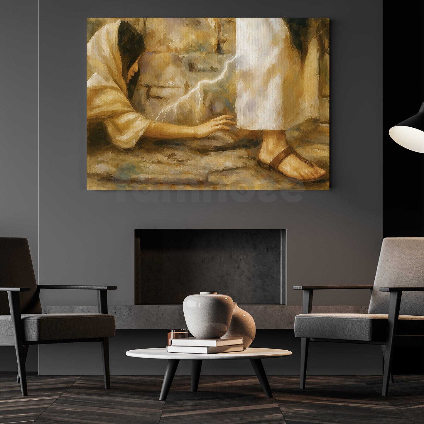 Personalized God Canvas Painting, Faith That Heals Wall Art Decor, Poster Gift For God Lovers