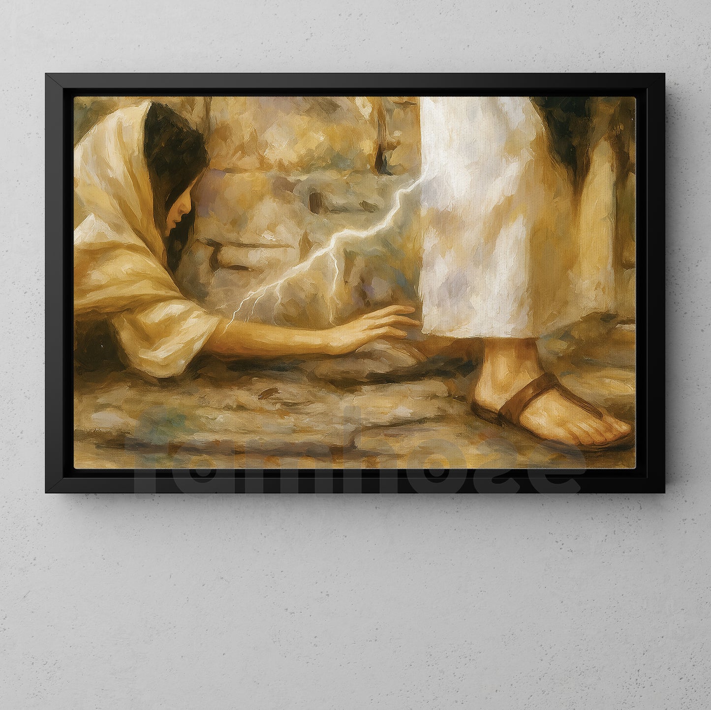 Personalized God Canvas Painting, Faith That Heals Wall Art Decor, Poster Gift For God Lovers