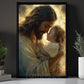 God Canvas Painting, God Holding A Baby Wall Art Decor, Poster Gift For Christian Lovers