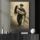 Fisherman And Mermaid Canvas Painting, Lost Mermaid Wall Art Decor, Poster Gift To Decor House Or Office