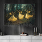 Fairy Canvas Painting, Dancing Fairies In The Forest Wall Art Decor, Poster Gift For Fairy Lovers
