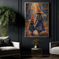 Halloween Witch Canvas Painting, Mother And Daughter Witches Wall Art Decor Spooky Season Poster Gift For Witch Lovers