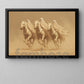 Halloween Ghost Horse Canvas Painting, Ghost Riders Crossing The Desert Sands Wall Art Decor, Spooky Season Poster Gift For Horse Lovers
