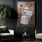 Funny Halloween Toilet Ghost Canvas Painting, Boo-room Reading Club Restroom Wall Art Decor, Spooky Season Poster Gift For Ghost Lover