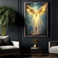 Spiritual Angel Canvas Painting, Guardian Angel Of Light Wall Art Decor, Poster Gift To Decor House Or Office