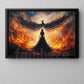 Angel Phoneix Canvas Painting, Rise Of The Phoenix Wall Art Decor, Poster Gift For Phoneix Lovers