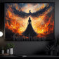Angel Phoneix Canvas Painting, Rise Of The Phoenix Wall Art Decor, Poster Gift For Phoneix Lovers