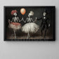 Halloween Skeleton Canvas Painting, Dance Of The Departed Wall Art Decor, Spooky Season Poster Gift For Skeleton Lovers
