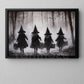 Halloween Witch Kid Canvas Painting, Witch Kids In The Forest Wall Art Decor, Spooky Season Poster Gift For Witch Lovers