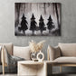 Halloween Witch Kid Canvas Painting, Witch Kids In The Forest Wall Art Decor, Spooky Season Poster Gift For Witch Lovers