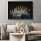 Halloween Candle Canvas Painting, Flames Of The Forgotten Wall Art Decor, Spooky Season Poster Gift For Candle Lovers