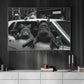 Funny Cat Canvas Painting, Gangster Cats Wall Art Decor, Poster Gift For Cat Lovers