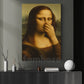 Funny Mona Lisa Parody Oil Canvas Painting, Smelly Lisa Wall Art Decor, Poster Gift To Decor House Or Office