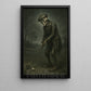 Halloween Golf Skeleton Canvas Painting, Skeleton Golfer Wall Art Decor, Spooky Season Poster Gift For Golf Lovers
