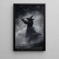Halloween Golf Witch Canvas Painting, The Witch Golfer Wall Art Decor, Spooky Season Poster Gift For Golf Lovers