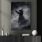 Halloween Golf Witch Canvas Painting, The Witch Golfer Wall Art Decor, Spooky Season Poster Gift For Golf Lovers
