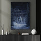 Halloween Ghost Canvas Painting, Lonely Ghost On Ski Lift Wall Art Decor, Spooky Season Poster Gift For Ghost Lovers