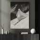 Halloween Skiing Ghost Canvas Painting, Phantom Descent Wall Art Decor, Spooky Season Poster Gift For Skiing Lovers