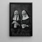 Funny Nuns Canvas Painting, Tipsy Nuns Wall Art Decor, Poster Gift To Decor House Or Office