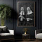 Funny Nuns Canvas Painting, Tipsy Nuns Wall Art Decor, Poster Gift To Decor House Or Office