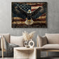 July 4th Eagle Canvas Painting, Patriotic Power Wall Art Decor, Poster Gift For Christians, Eagle Lovers