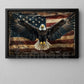 July 4th Eagle Canvas Painting, Patriotic Power Wall Art Decor, Poster Gift For Christians, Eagle Lovers