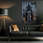 Funny Halloween Toilet Witch Canvas Painting, Bathroom Of Shadows Wall Art Decor, Spooky Season Poster Gift For Toilet Lovers, Witch Lovers