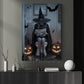Funny Halloween Toilet Witch Canvas Painting, Bathroom Of Shadows Wall Art Decor, Spooky Season Poster Gift For Toilet Lovers, Witch Lovers